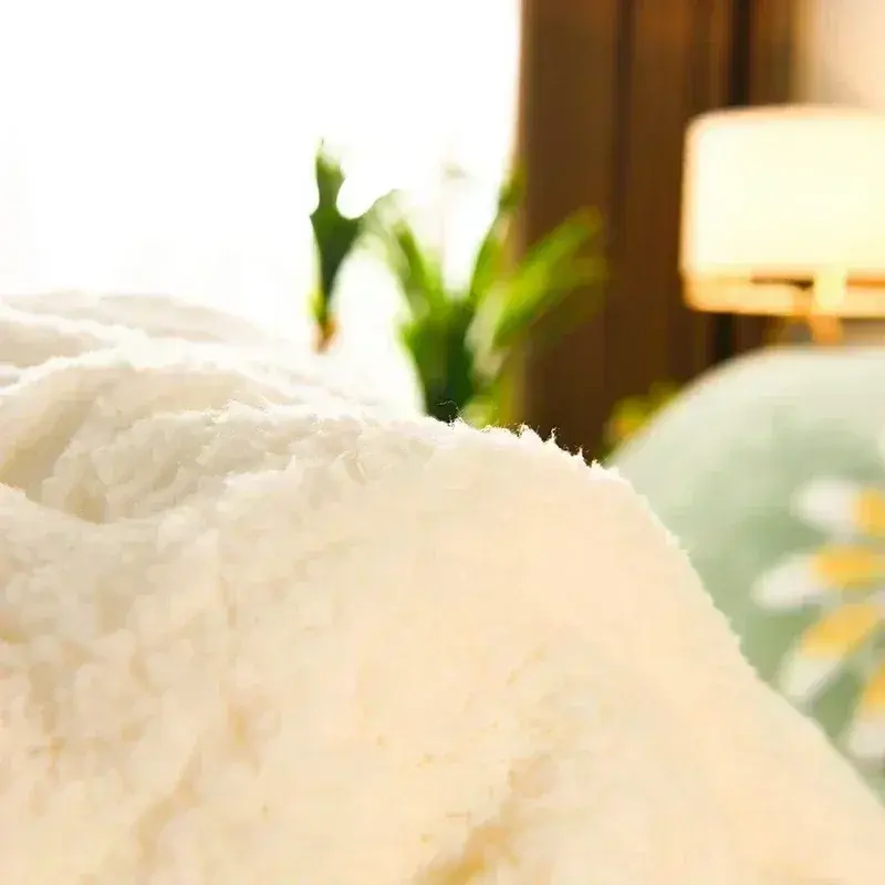 Daisy Super Thick Warm Autumn Winter Blankets for Beds Lambswool Thicken Warmth Blanket Soft Fluffy Weighted Blanket Comforter