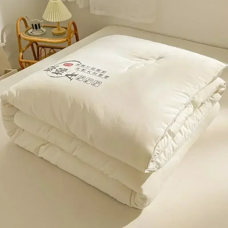 Soybean Fiber Filling Spring Summer Autumn Winter Comforter 100% Cotton Fabric Quilting Comforters Grade A Warm Blanket Quilt