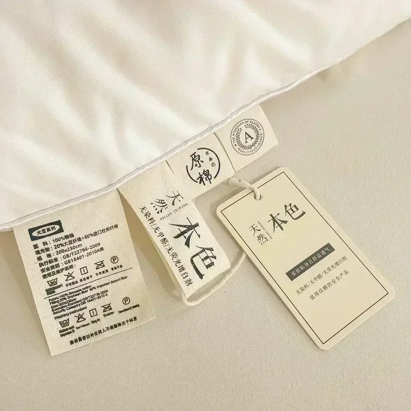 Soybean Fiber Filling Spring Summer Autumn Winter Comforter 100% Cotton Fabric Quilting Comforters Grade A Warm Blanket Quilt