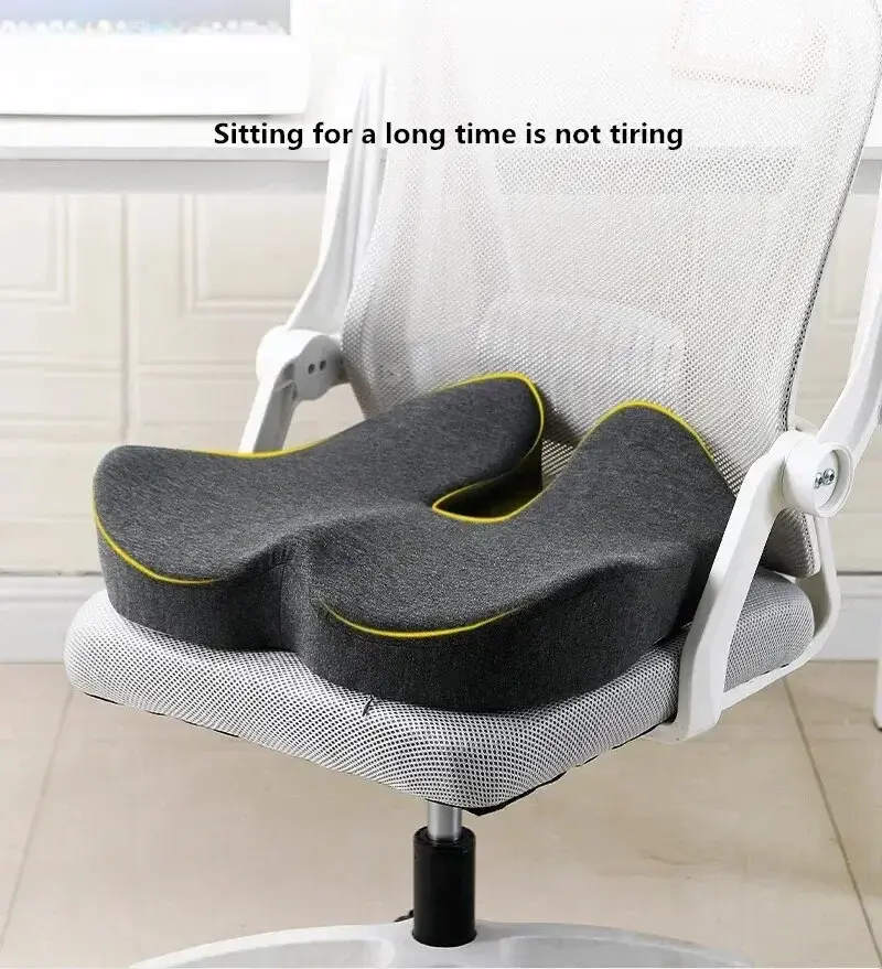 Woman Tailbone Pelvis Orthopedic Medical Seat Cushion Rebound Memory Foam Office Chair Cushion Beautiful Buttock Pad for Car