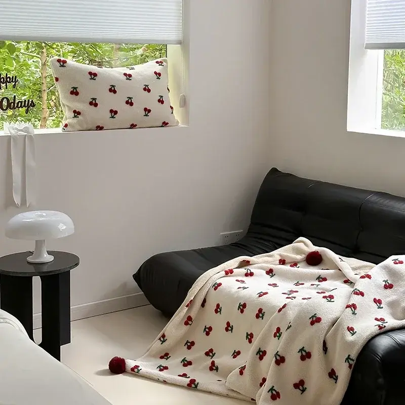 New Selected High Grade Sheep Rollie Loop Fleece Warm Blanket for Autumn Winter Fluffy Warmth Sofa Blankets Thicken Bed Blanket