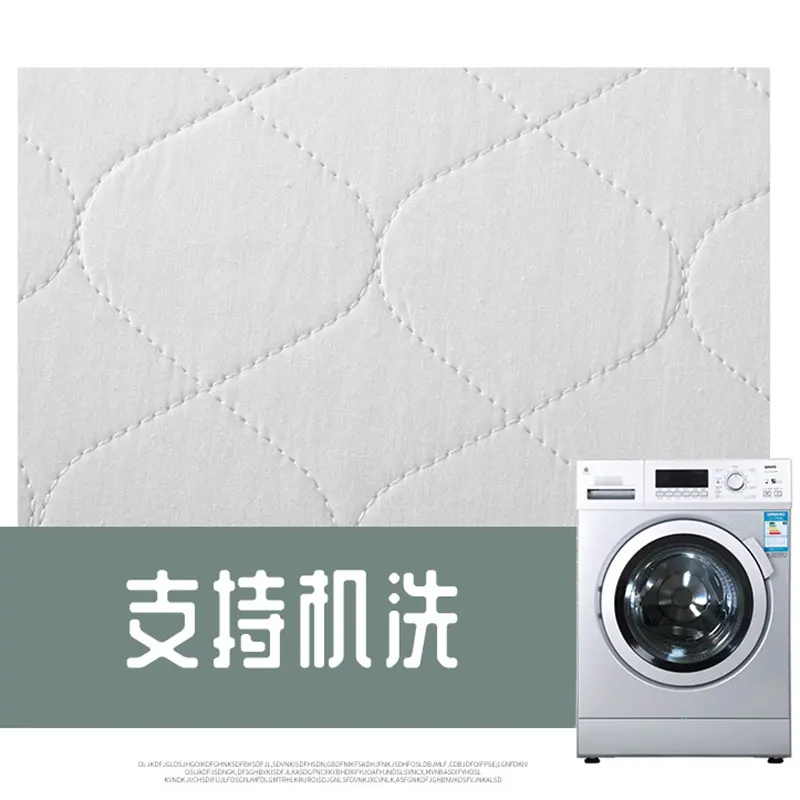 Sandwich Cotton Quilted Waterproof Bed Pads Elderly and Children Bed Protectors Pad Non-slip Anti Dust Skin-friendly Bed Cover