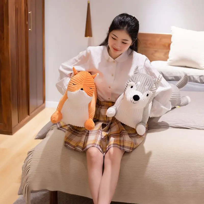 Lovely Animal Side Sleeping Body Pillow 110cm Bed Sofa Home Decorative Long Throw Pillow  Classmate Friend Birthday Present Gift