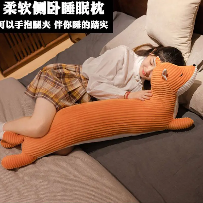 Lovely Animal Side Sleeping Body Pillow 110cm Bed Sofa Home Decorative Long Throw Pillow  Classmate Friend Birthday Present Gift