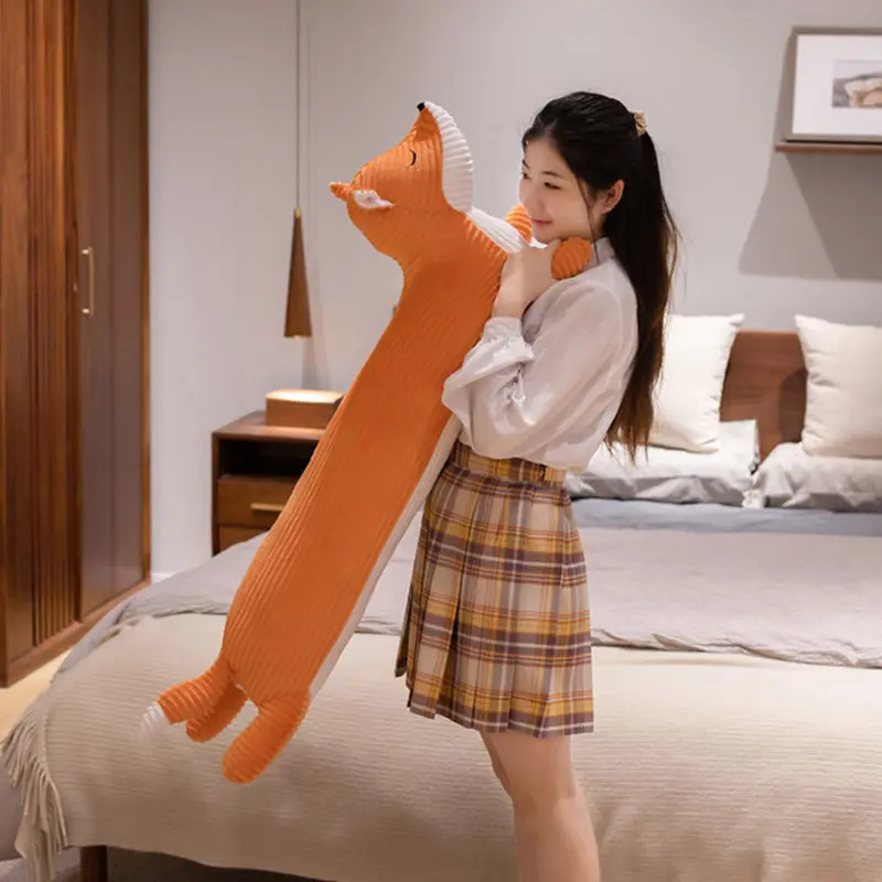 Lovely Animal Side Sleeping Body Pillow 110cm Bed Sofa Home Decorative Long Throw Pillow  Classmate Friend Birthday Present Gift