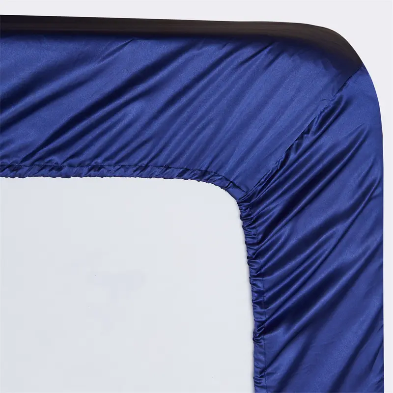 Luxury Satin Queen Size Bed Sheet Soft Silky Fitted Sheet King Size High-end Skin-friendly Elastic Band Bedsheet No Pillowcase