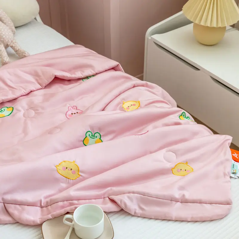 Pure Natural Plant Fabric Kid Summer Quilt Maternity and Infant Level Safety Blanket Children Air Conditioner Duvet Child  Adult