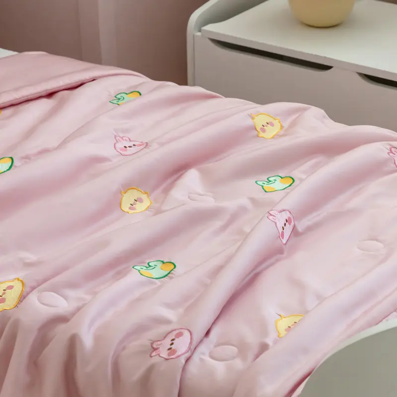 Pure Natural Plant Fabric Kid Summer Quilt Maternity and Infant Level Safety Blanket Children Air Conditioner Duvet Child  Adult
