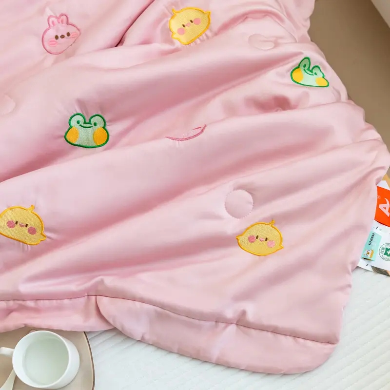 Pure Natural Plant Fabric Kid Summer Quilt Maternity and Infant Level Safety Blanket Children Air Conditioner Duvet Child  Adult