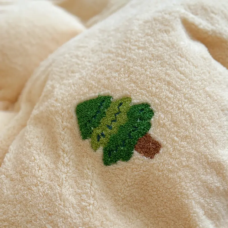 New Embroidered Teddy Velvet Bedding Set Winter Warm High-end Soft Warmth Duvet Cover Set with Sheet Quilt Cover and Pillowcases