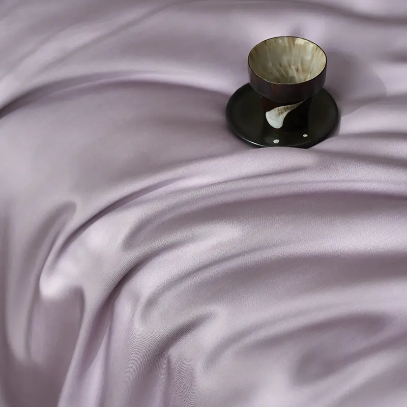 High-end 65% Lyocell Fiber + 35% Cotton Bedding Set Queen Fresh Natural Plant Duvet Cover Set with Sheets Quilt Cover Pillowcase