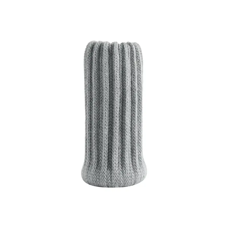 24 Pcs gray Chair Socks for Hardwood Floors with Felt Pad Bottom Enhanced Chair Leg Floor Protectors Non-Slip No Falling Off