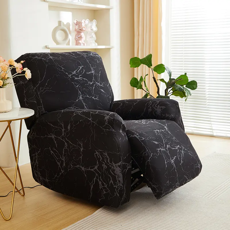4 Pieces Chivas Recliner Sofa Cover Stretch Split Functional Couch Covers Universal Furniture Protector for Living Room