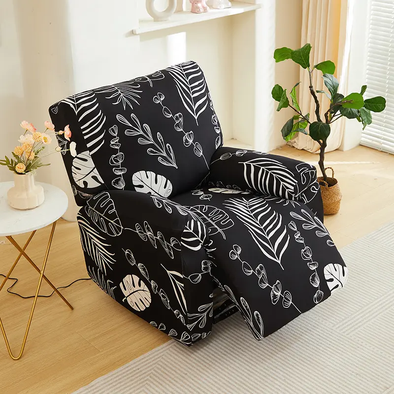 4 Pieces Chivas Recliner Sofa Cover Stretch Split Functional Couch Covers Universal Furniture Protector for Living Room