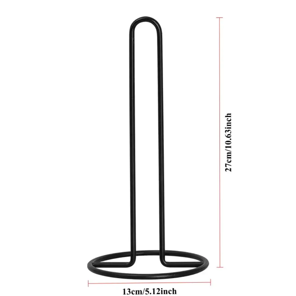 NEW Bathroom Vertical Wrought Iron Tissue Holder Creative Dining Table Storage Desktop Kitchen Tissue Holder Roll Paper Holder