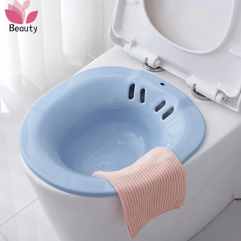 1Pcs Toilet Seat Bidet Sitz Bath Tub Postpartum Care Disabled Basin Perineal Soaking No Squatting