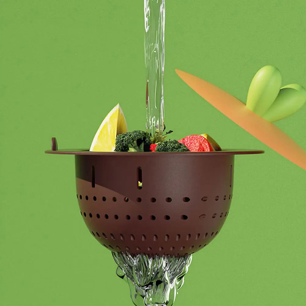 Kitchen Sink Strainer Multi-Functional Drain Cover Tpr Material Easy Install Smooth Drainage Floor Drain Strainer Cover