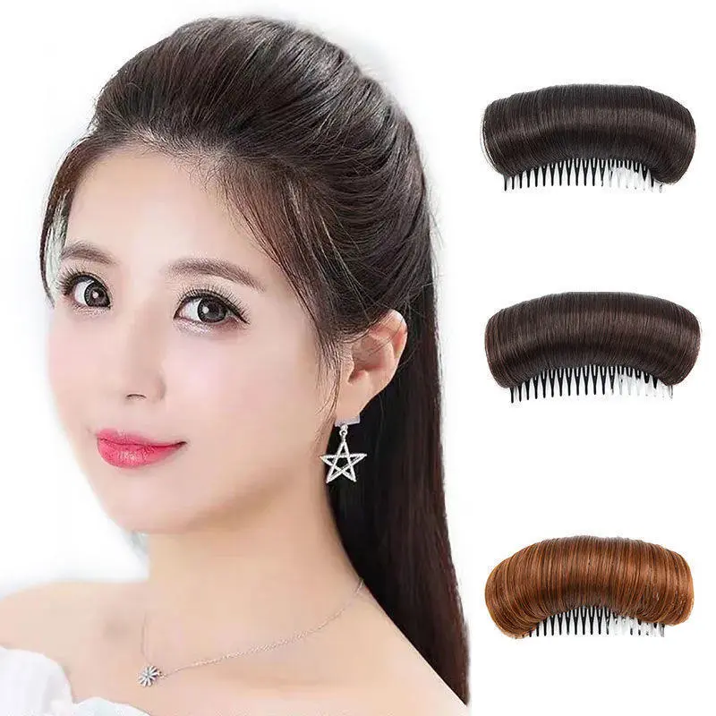 Fluffy Hair Pads Hair Volume Increase Puff Hair Clips Convenient Hair Bump Up Sponge Hairdressing Accessories For Women Girls