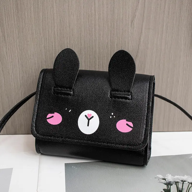 Children's Mini Handbags Fashion Princess Baby Girls PU Leather Small Shoulder Crossbody Bags Cute Kids Coin Purse Wallet