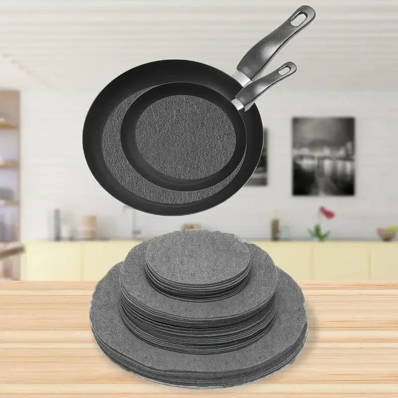 1set Felt Dish Protection Pad Bowl Anti-Friction Pad Soft Board Storage Packing Food Plate Divider Separator Protectors