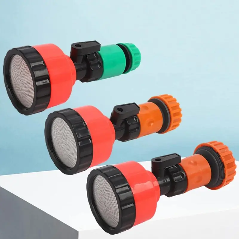 Garden Sprinkler Heads Greenhouse Sprinkler Gardening Nursery Gun Sprayer Mesh Flower Watering Sprinkle 16/20/25mm