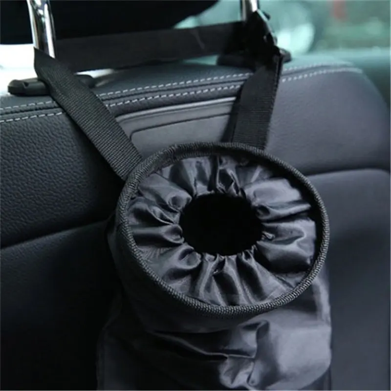 High Quality Sunerly Universal Car Waste Bins Vehicle Back Seat Headrest Litter Trash Garbage Bag Cleaning Tools NEW