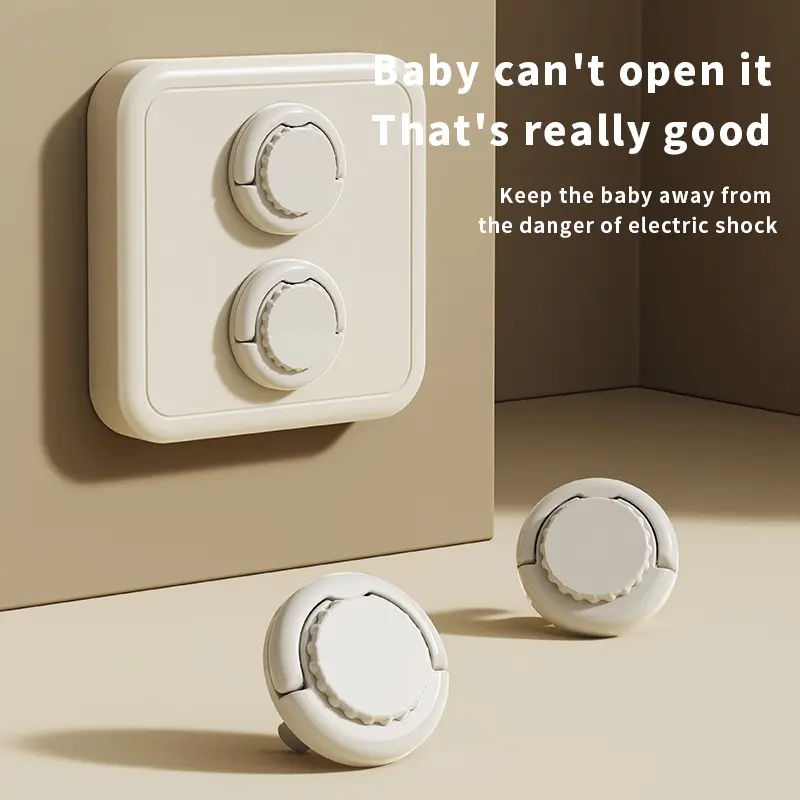 12Pcs Power Socket Electrical Outlet Baby Child Safety Guard Protection Anti Electric Shock Plugs Protector Rotate Cover