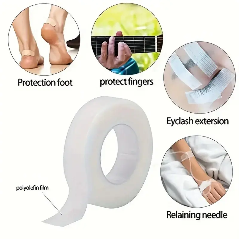 5M/roll Breathable Grid Transparent Tape Curved Healing Patches Wound Strips Medical PE Dressing Adhesive Plasters Bandages