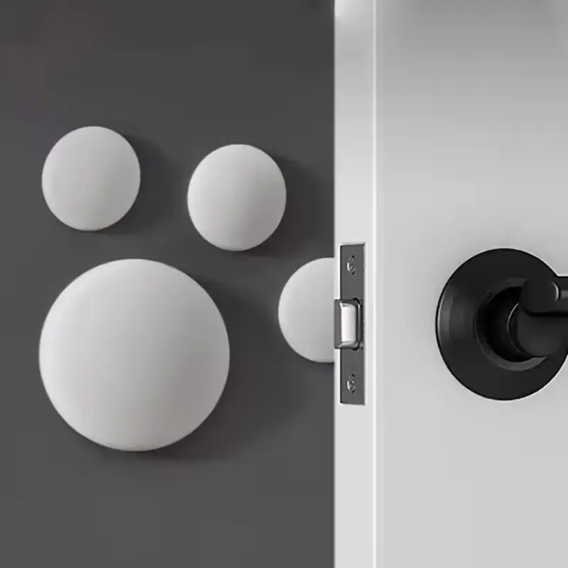 5/10PCS Silicone Crash Pad Home Anti-collision Strong Sticky Door Back Handle Bumper Touch Refrigerator Sucker Foot Pad