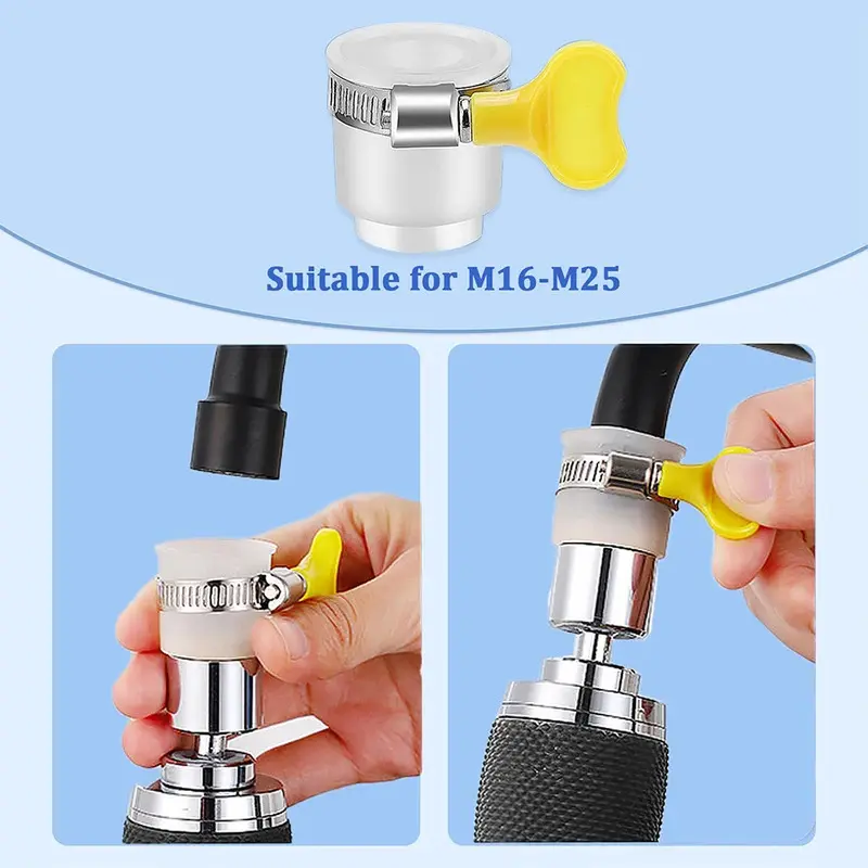 360 °   Adjustment Kitchen Sink Faucet Extender Filter Spray Dual-mode Water-saving Pressurizer Household Bathroom Gadget
