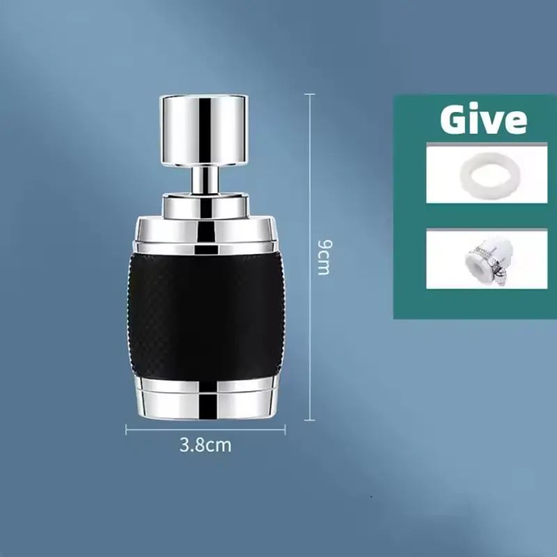 360 °   Adjustment Kitchen Sink Faucet Extender Filter Spray Dual-mode Water-saving Pressurizer Household Bathroom Gadget