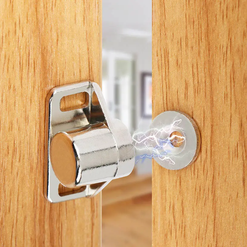 Magnet Cabinet Door Catches Ultra Thin Cupboard Closer Door Stopper Home Furniture Hardware Accessories