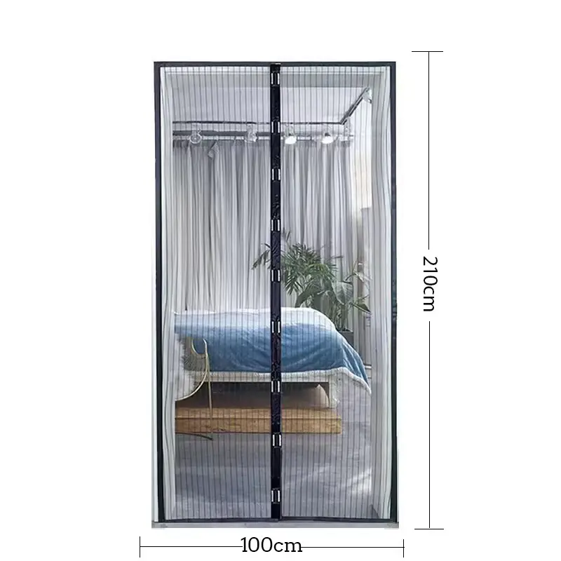 Anti-Mosquito Net Summer Automatic Closing Magnetic Mosquito Net Invisible Door Mesh Anti Bug Fly Partition Curtain Magic Mesh