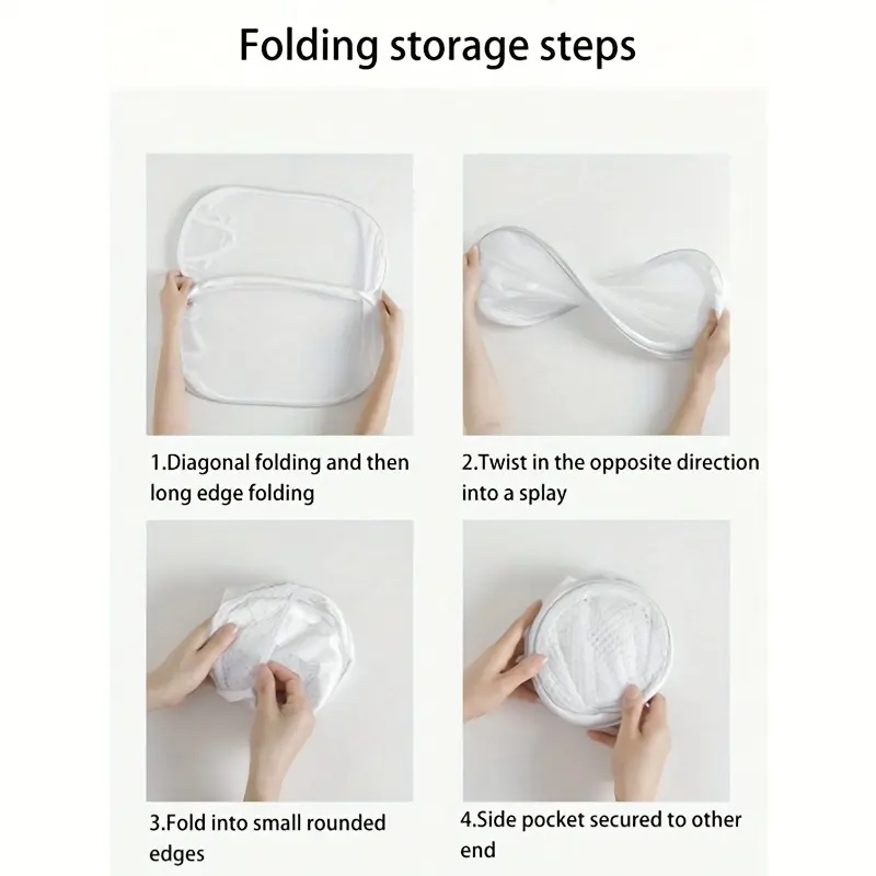 Collapsible Pop-up Mesh Laundry Basket Portable Clothes Hamper for Easy Washing and Storage of Dirty Clothes Socks Toys Sundries
