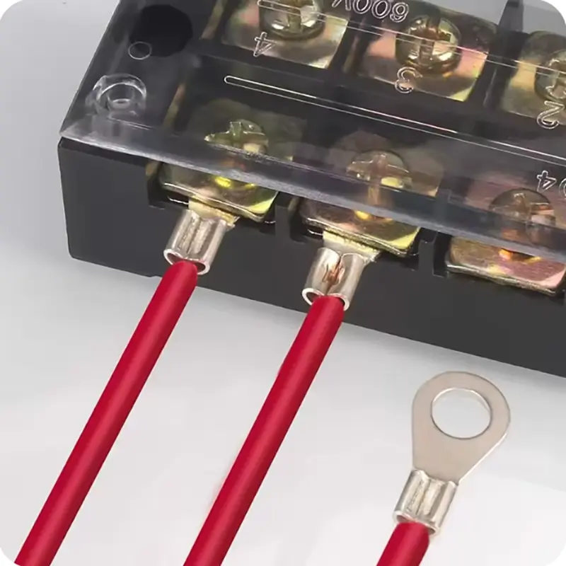 Copper Ring Fork Terminals Kit Non-Insulated Electrical O/Y Type  Brass Terminal Assortment Set Cable Wire Connector Crimp Spade