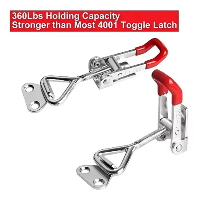 1/2PCS Heavy Iron Adjustable Buckle Lock Clamp Box Buckle Clamp Door Bolt Type Quick Clamp Accessory Horizontal Clamp Catch Clas