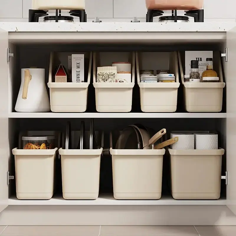 Kitchen Sundry Storage Case with Wheels Seasoning Bottle Vegetable Storage Container Kitchen Closet Organizer Make Up Organizer