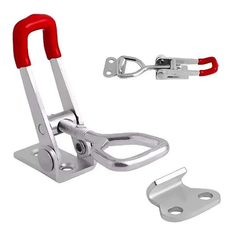 1/2PCS Heavy Iron Adjustable Buckle Lock Clamp Box Buckle Clamp Door Bolt Type Quick Clamp Accessory Horizontal Clamp Catch Clas