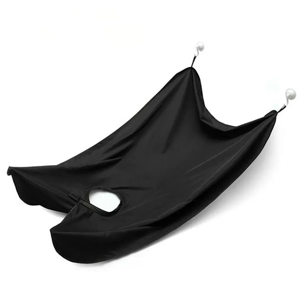 Male Shaving Apron with Beard Catcher Cape Face Shaving Bib Hair Catcher for Shavers Hairdresser Tool Clean Apron Gift for Men