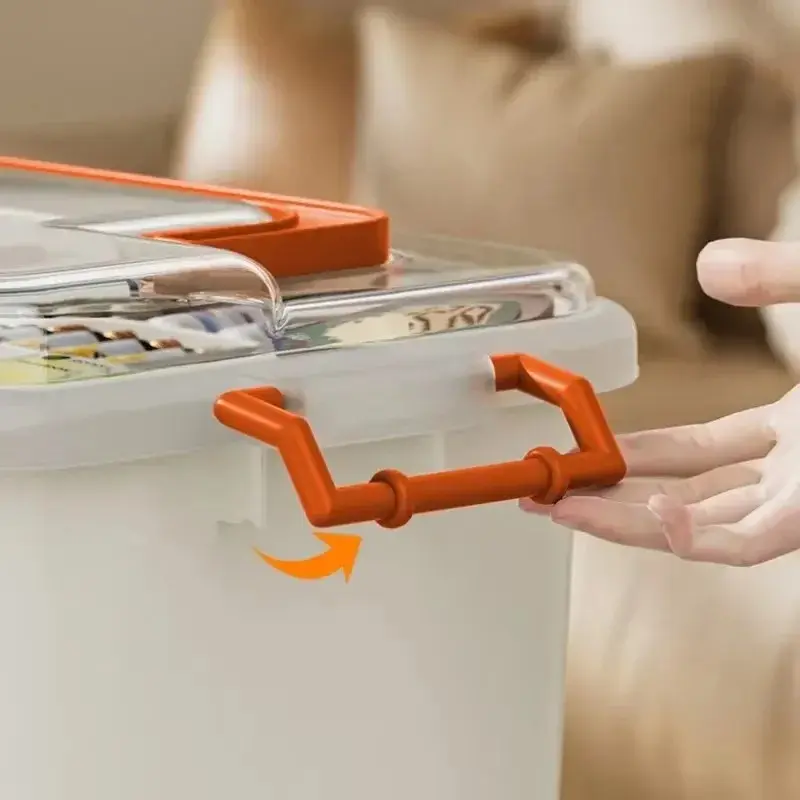 Portable Medicine Box Large Capacity Home Furniture Living Room Glove Box Home Emergency Medicine Box Multi-Layer Storage Box