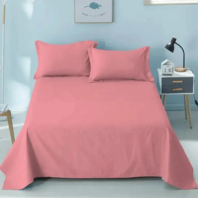 1pcs Double Sheets Connected Bedroom Dormitory Quilt Home Double Sheets Connected Cotton Sheets