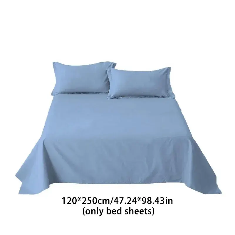 1pcs Double Sheets Connected Bedroom Dormitory Quilt Home Double Sheets Connected Cotton Sheets