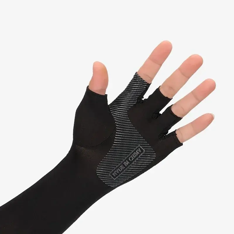 1 Pair Cooling Arm Sleeves with ,Non-Slip Palm, Breathable, Moisture Wicking, Anti-UV Arm Guards for Summer Outdoor Activities