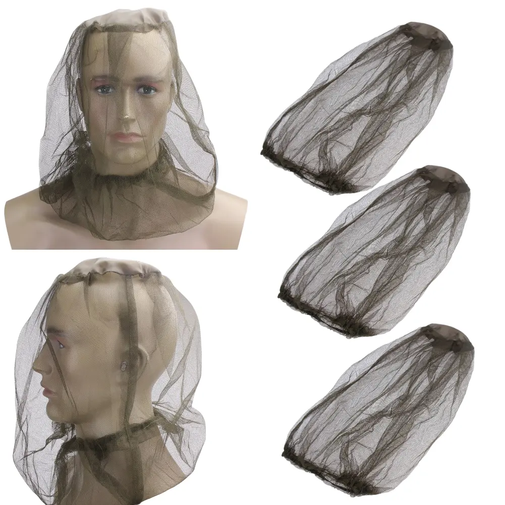 1/2/3pcs Outdoor Fishing Cap Midge Mosquito Insect Hat Fishing Hat Bug Mesh Head Net Face Protector Travel Camping Cap Hats