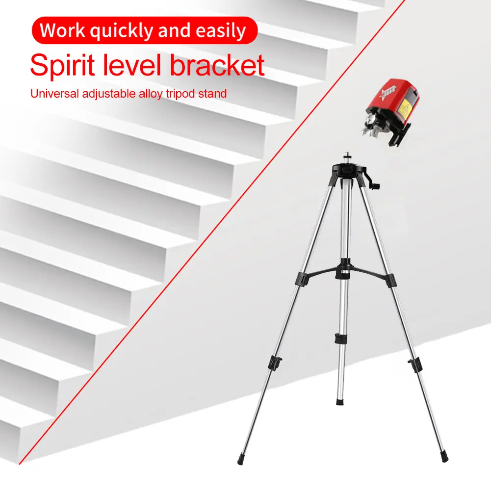 1/1.2M/1.5M Laser Level Tripod Adjustable Height Thicken Aluminum Tripod Stand For Self leveling Tripod Laser Level Tripod Stand
