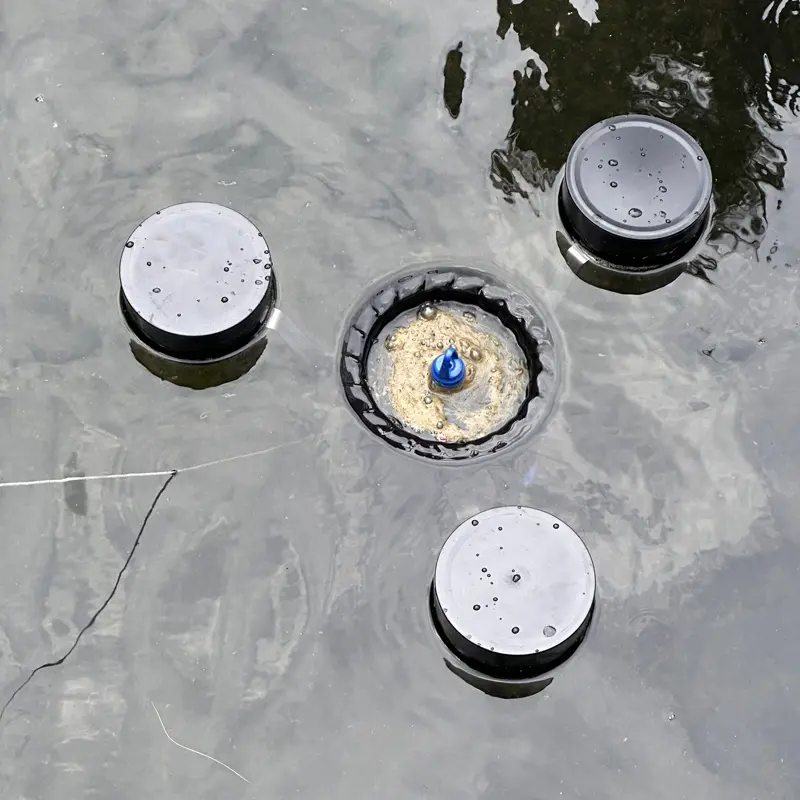 Fish Pond Skimmer Surface Pond Litter Collection and Cleaning Device Koi Pond Surface Suction Film Remover