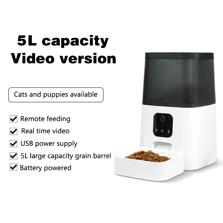 Smart Feeding  Auto Smart Feeder Bowl Food Container Automatic Cat Automatic Pet Feeder Dispenser