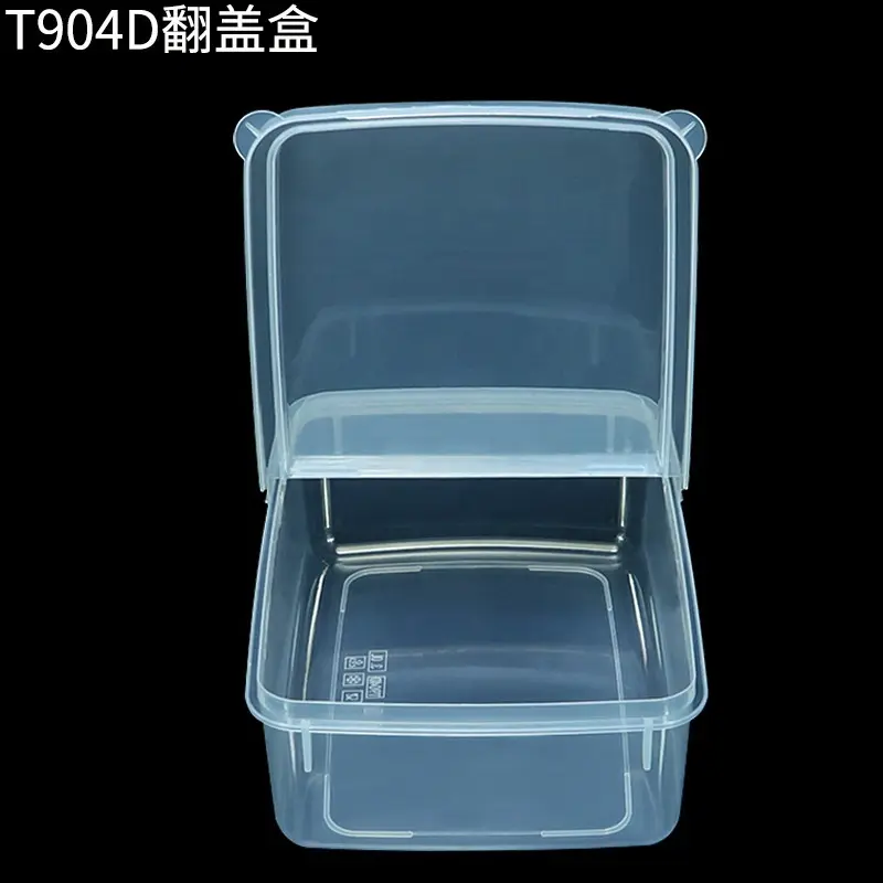 High Quality PP Flap Lid Bucket Plastic Transport Box Breeding Box