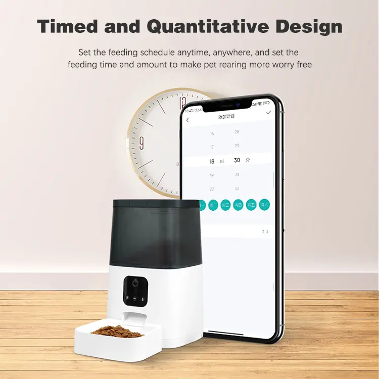Smart Feeding  Auto Smart Feeder Bowl Food Container Automatic Cat Automatic Pet Feeder Dispenser