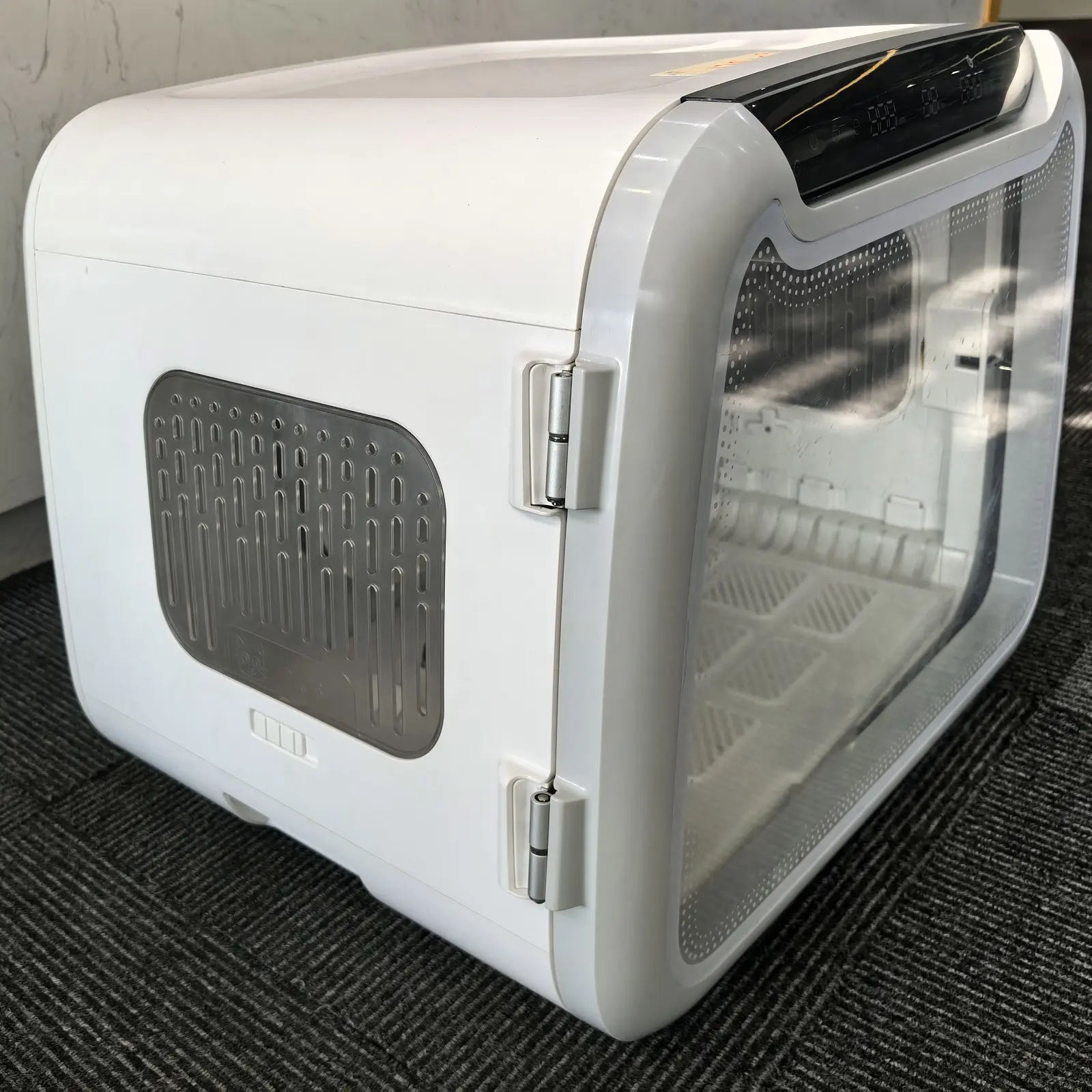 Automatic Cat Dryer Box Ultra Quiet Pet Hair Drying Box Temperature Adjustable 360° Drying for Cats Small Dogs Hair Dryer Box